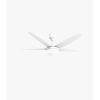 SUMMER WIND 5 Blades Modern Art Ceiling Fan with Light + Remote Control - 30+20W - 675x300x280mm - White