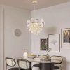 Modern Crystal Chandelier + Remote - 36W - 50*50*20cm - Gold