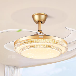 Retractable LED Ceiling Fanlight With Bluetooth + Remote Clone